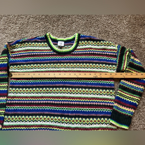 CABI #4413 Moorland Multicolor Striped Sweater - Picture 6 of 7